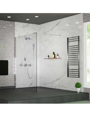 Paroi de douche 1300 cm Wiper Verre Bright