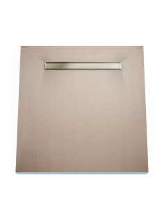 Showerlay Wiper 800 x 800 mm Elite PVD Pure Brass