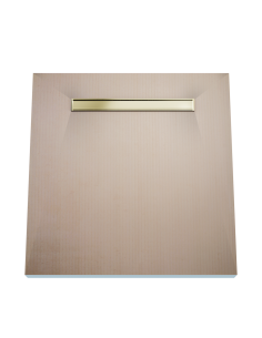 Showerlay Wiper 1000 x 1000 mm Elite PVD Pure Gold