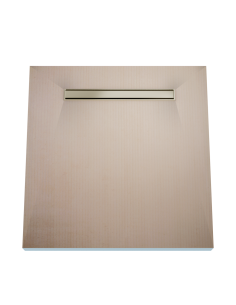 Showerlay Wiper 800 x 800 mm Elite PVD Ponente Brass