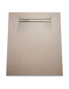 Showerlay Wiper 800 x 1200 mm Elite PVD Ponente Brass