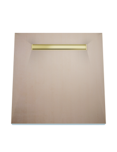 Showerlay Wiper 800 x 800 mm Elite PVD Ponente Gold