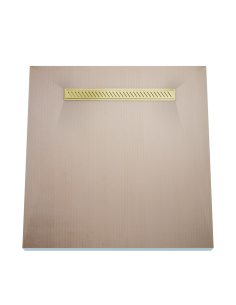 Showerlay Wiper 1200 x 1200 mm Elite PVD Zonda Gold