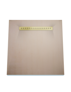 Showerlay Wiper 800 x 800 mm Elite PVD Tivano Gold