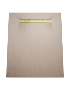 Showerlay Wiper 800 x 1200 mm Elite PVD Sirocco Gold