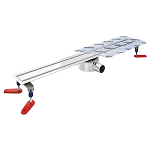 Narrow and lowest profile drain