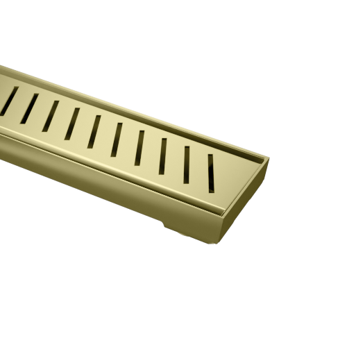 Stripe patterned linear drain cover