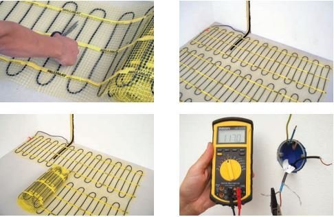 Magnum underfloor heating installation