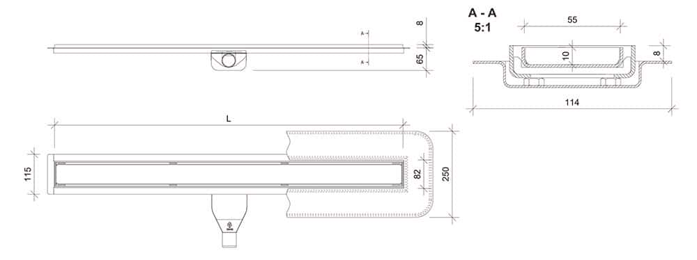 Elite Regular Technical Drawing